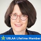 Paula M. Ciprich ’85 with text that reads UBLAA Lifetime Member.