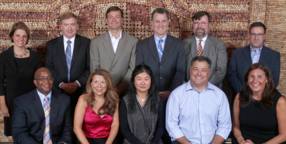 group of alumni attending a reunion.