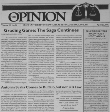 cover of the opinion newspaper.