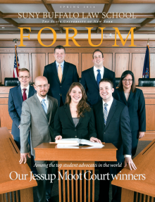 cover of the 2014 Spring Forum Magazine. 