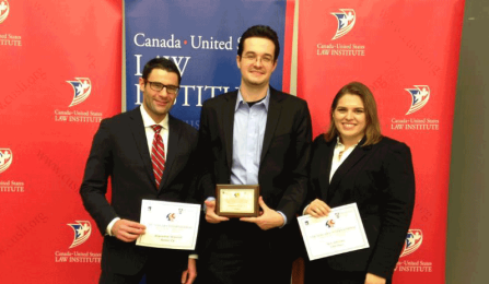 Ethan Notarius '15, Nikolay Feodoroff '16, and Merrick Sadler '16.