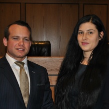 Benjamin Macaluso ’18 and Elena Smith ‘17.