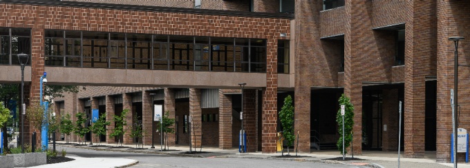 Shot outside of O'Brian Hall.