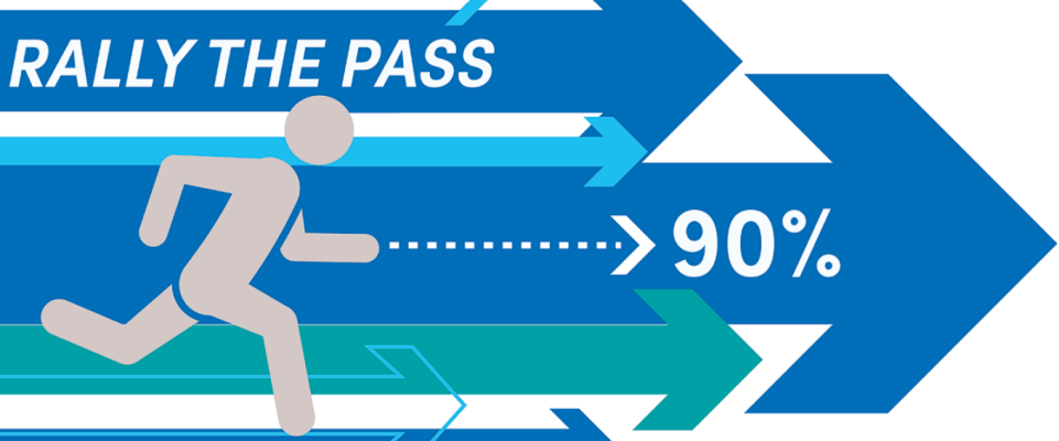 illustration that says Rally the Pass. 