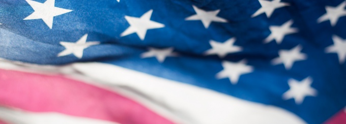 American flag.