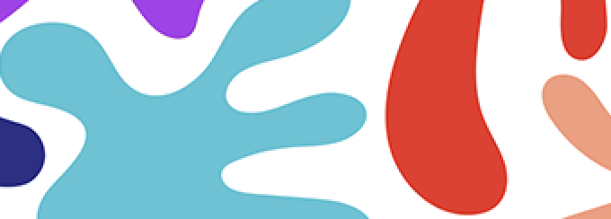 Colorful abstract shapes.