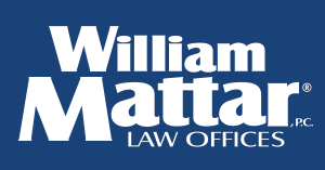 Logo for William Mattar Law Offices PC. 