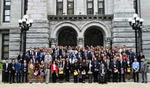 Class photo of UB Law students.