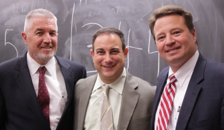 Gary J. Muldoon '76, Marty Tankleff, and Jon P. Getz '92.