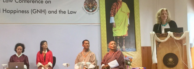 Professor French in Bhutan.