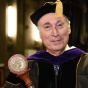 Photo of Professor Engel at commencement. 