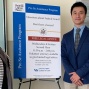 Vice Dean Bernadette Gargano with Zarianna Peterson and Aaron Lin. 