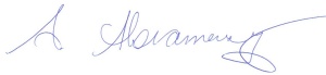 Dean's signature.