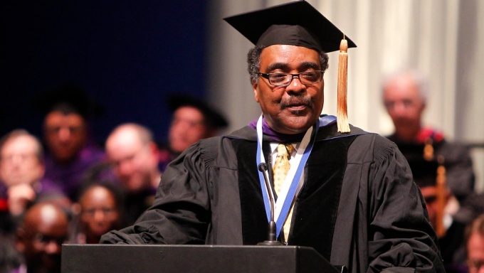 Hon. Hugh B. Scott ’74 at our 2011 Commencement Ceremony.