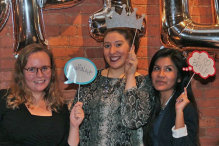 law students attending a BPILP Auction.