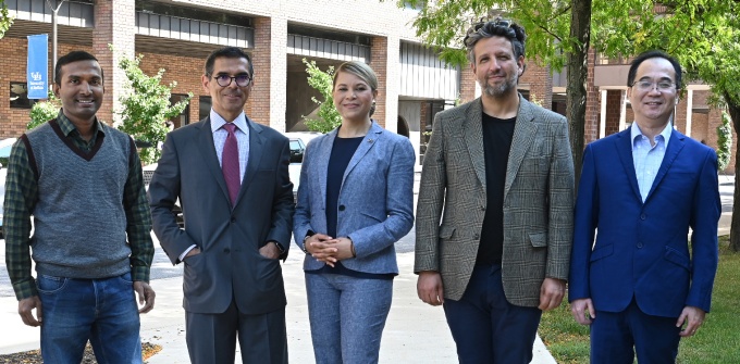 group of people smiling.