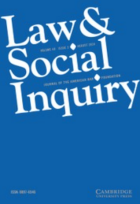 Cover of the journal Law & Social Inquiry. 