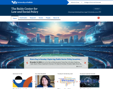 Screenshot of the Baldy Center website.